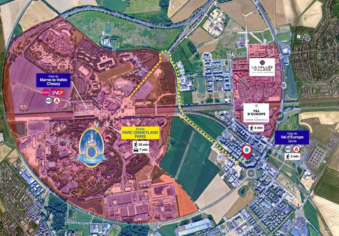 *Disneyland/Chessy* Appartement Idealement Situe Chessy  Zewnętrze zdjęcie